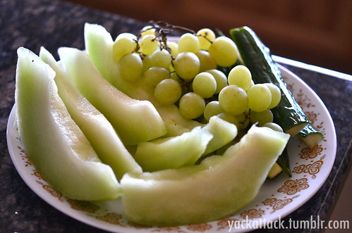 Green Food Plate