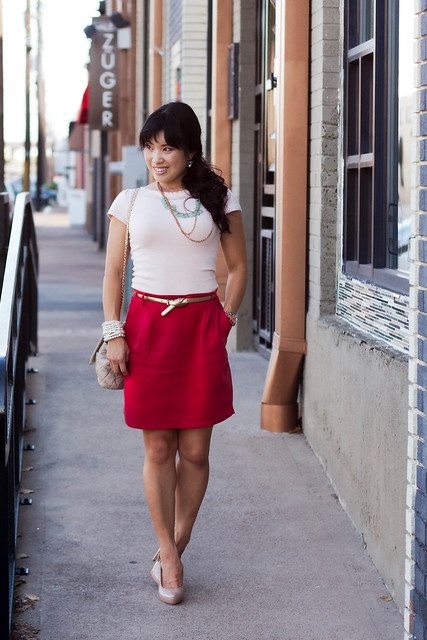 bebe pink top forever 21 red belted woven skirt aldo nude slingbacks mk5430 yesstyle sarah quilted purse forever 21 mint layered necklace ann taylor perfect metallic skinny gold belt belt