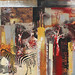 Crossings _ 70 x 110 cms _ Acryl and Serigrafie on Canvas - sold/verkauft