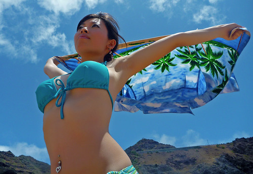 Japanese Girl @ Las Teresitas Beach