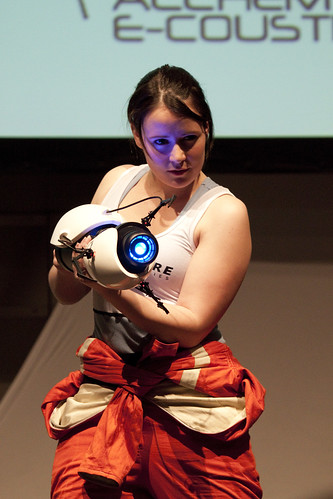 Chell Cosplay - On stage!