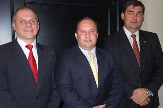 Mauro Hauschild, Helenilson Pontes e Alessandro Stefanytto