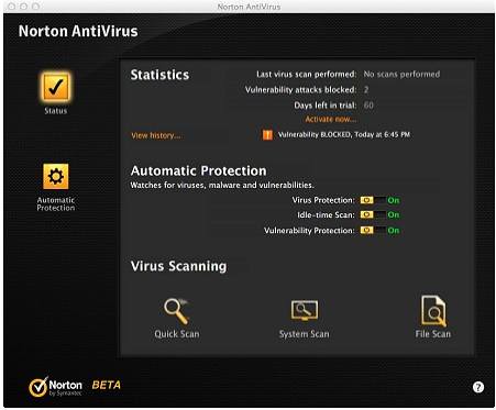 Norton Antivirus 12 for Mac