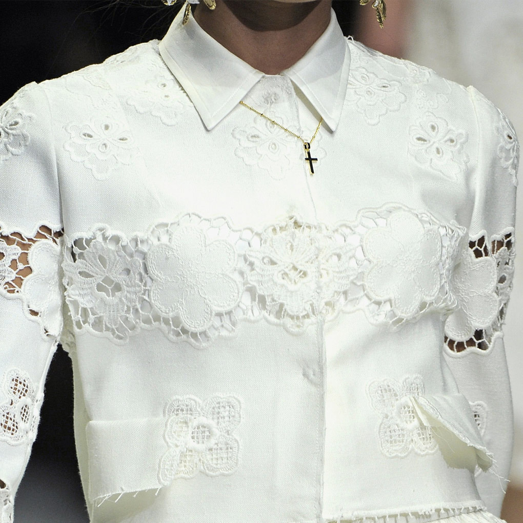 Diamonds + Wood: Dolce and Gabbana Spring Summer 2011 Ready to Wear details