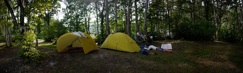 Camping in Chisenupuri, Hokkaido, Japan