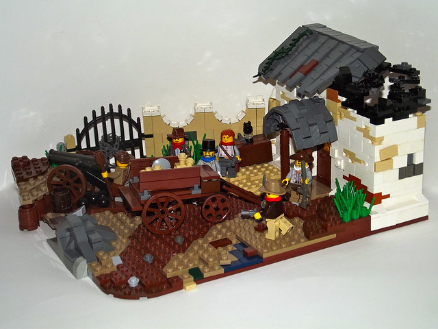 Quartier général sudiste en briques Lego par Pif500