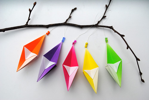 Origami decorations