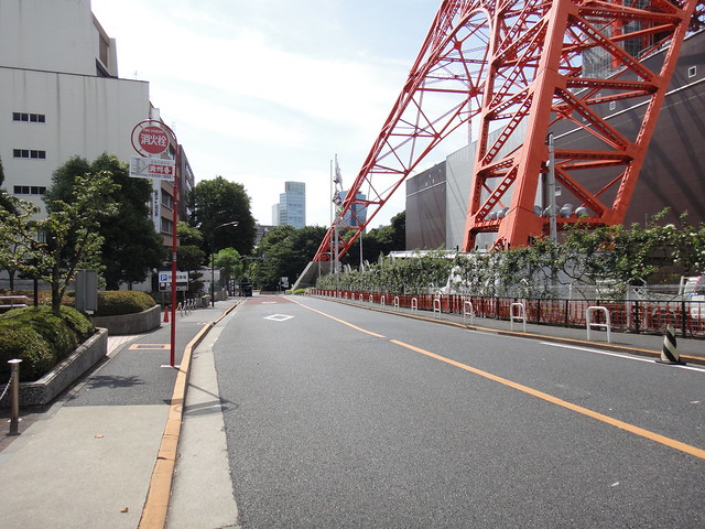 自転車で近くを走りました。まさに東京タワ...