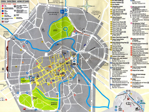Mapa Vicenza