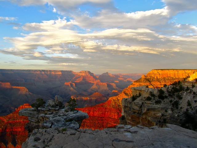 Grand Canyon Sunset, South Rim, Mather Point