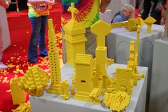User created models at the LEGO booth - San Diego Comic Con - 8