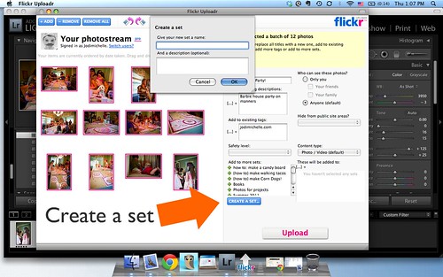 Using Flickr Uploadr