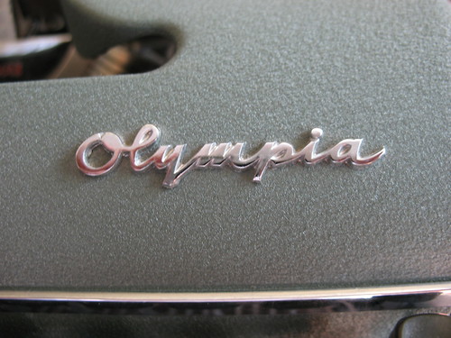 Olympia SM3 badge, c1958