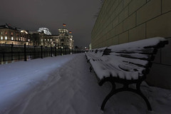 Berliner Regierungsviertel im Winter