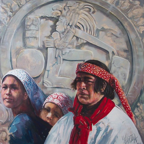 Mexican Native - Painting - Realism