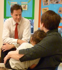 Nick Clegg visits Marsham Street Community Nursery, part of the London Early Years Foundation