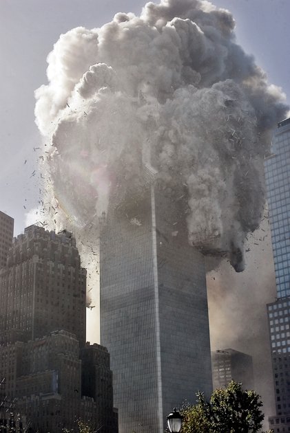North Twin Tower Collapse on Sept 11, 2001