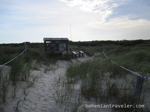 Beach entrance to Cape May NWR