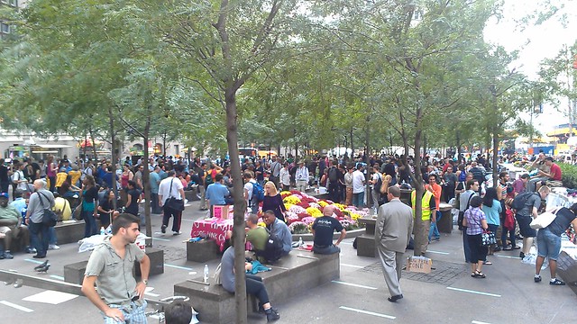 #OccupyWallStreet in Zuccotti Park