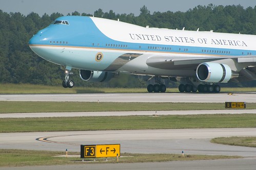 Air Force One at RDU, From FlickrPhotos
