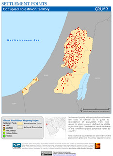 Occupied Palestinian Territory: Settlement Points, From ImagesAttr