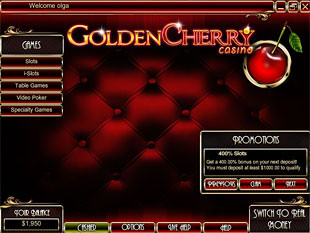 Golden Cherry Casino Lobby