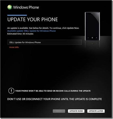 Windows Phone update