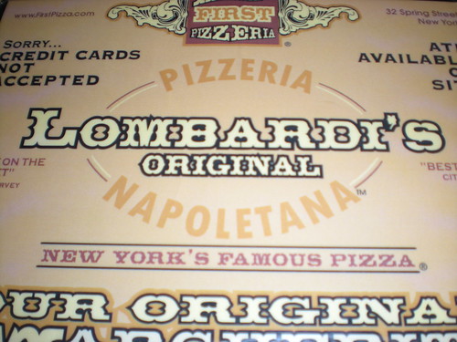 Lombardi's Pizza: NYC