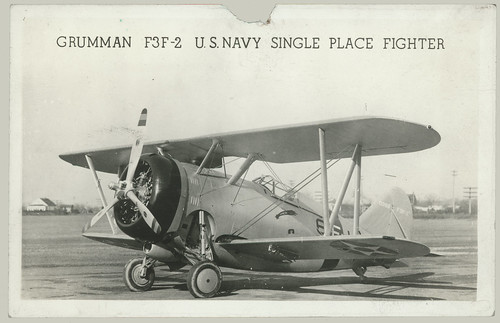 Grumman F3F-2 U. S. Navy single place fighter