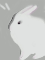 iPad drawing 246 - Bunny with Attitude
