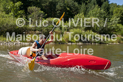 Canoe sur la Loire en amont de Bas-en-Basset - 2038