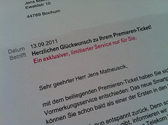 Deutsche Telekom: Premieren-Ticket