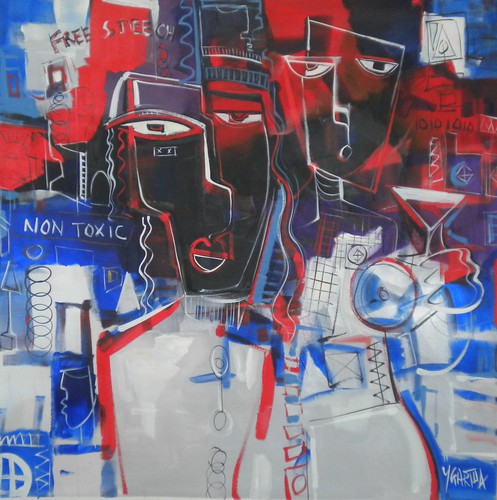 The Conference           100cm x 100cm