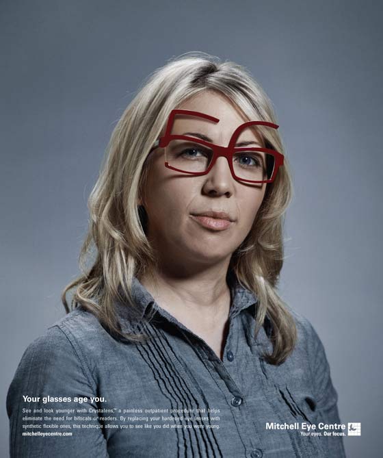 publicidad de lentes