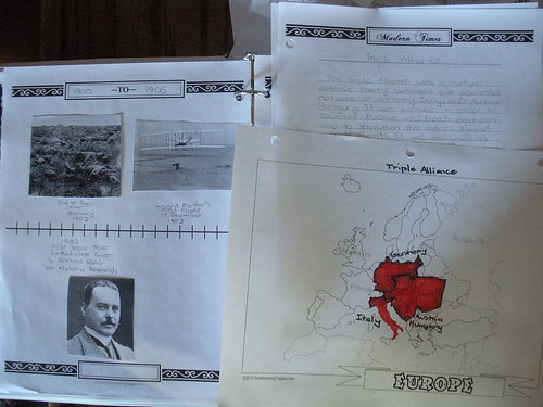 Timeline and History Notebook Pages