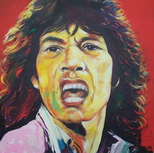 Rolling Stones - Painting - Realism