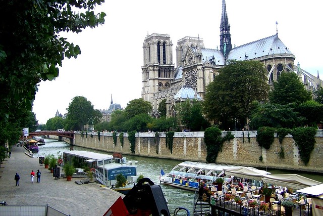 Notre Dame and the bateaux mouches