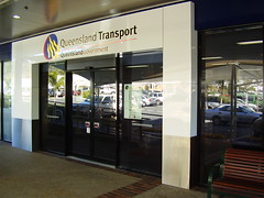 Queensland transport window painting by window revival
