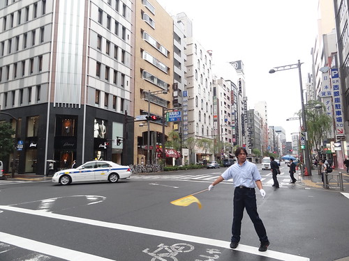crossing street  Ginza