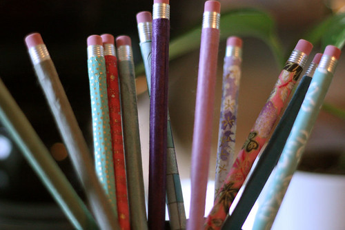 Paper covered pencils