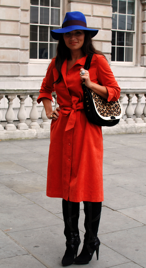 THE STYLE SCOUT - London Street Fashion: Colour Blocking... Sunday Best ...