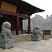 Temple overlooking Luijaixia Reserviour, China