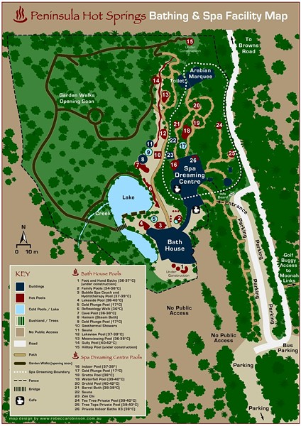 Peninsula Hot Springs Site Map Spa and Bathing-page-001