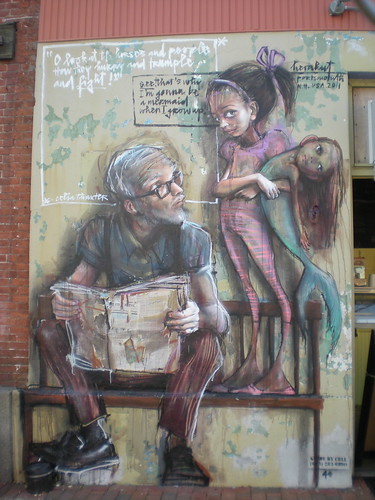 Mural on building: Portsmouth NH