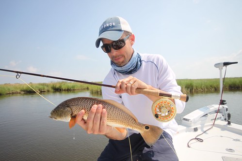 Tim Daughton with a Lousiana Redfish