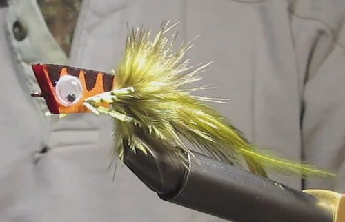 Simple Bass Popper Fly