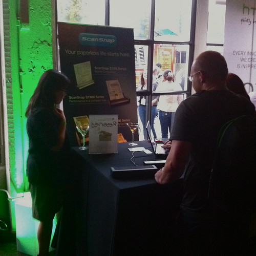 ScanSnap Representing At Evernote Trunk Conference