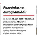 Autogramiáda Romana Kreuzigera a Martina Jakše