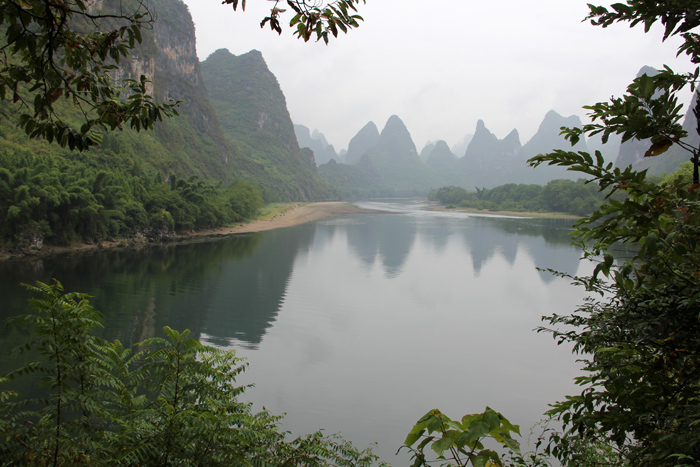 View of the Li River, Guangxi Province, China