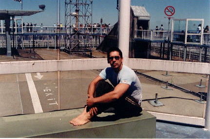 On the Top of Twin Tower 2 in July 2001